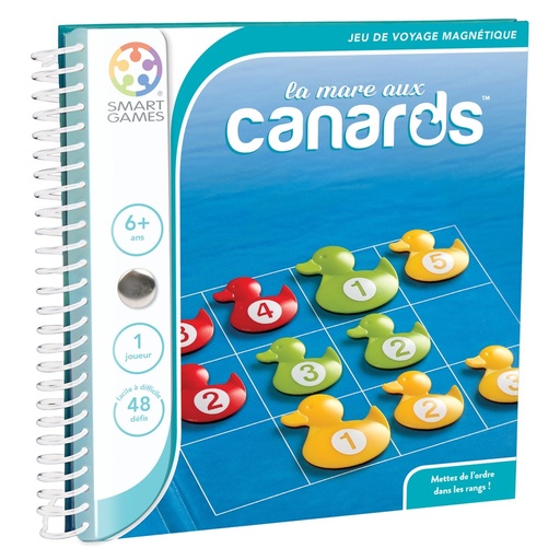 [SMA_SGT270FR-8] La mare aux Canards (48 défis) - Jeux de voyage - Magnétiques Smart Games