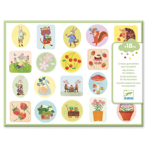 [DJE_DJ09087] Le jardin (Stickers des petits Djeco)