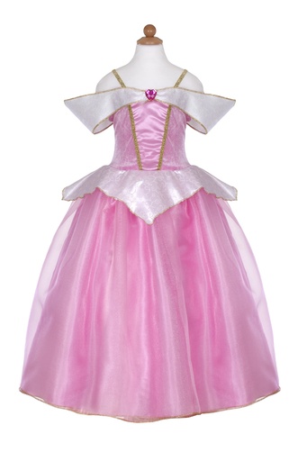 [GRP_35627] Robe Belle au bois dormant deluxe / 7-8 ans