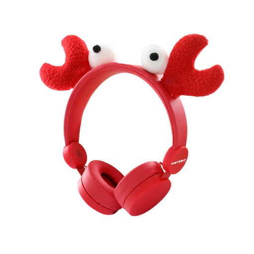 [NES_KIDYEARS-CRA] casque audio crabe (rouge)