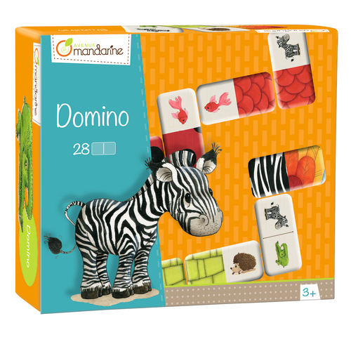 [CHO_42764O] Domino, Animaux et textures (Avenue Mandarine)