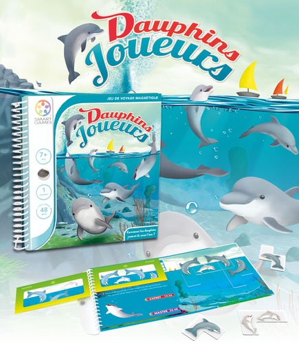 [SMA_SGT310] Smartgames Magnetic travel Dauphins joueurs