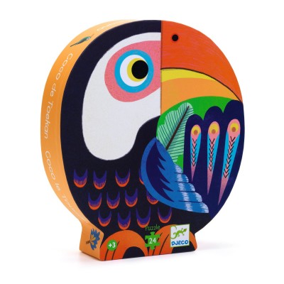 [DJE_DJ07283] Coco le Toucan, puzzle 24 pièces