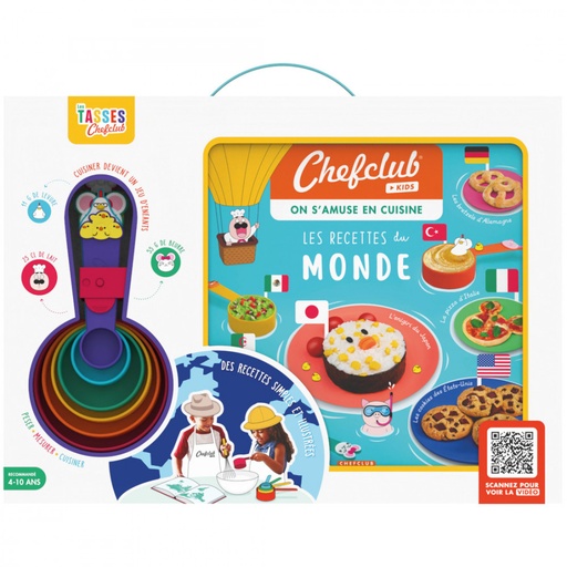 [CLU_2BOOK386] Coffret Kids: Les recettes du Monde