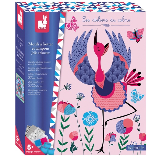 [JAN_J07819] Motifs à frotter et tampons jolis animaux