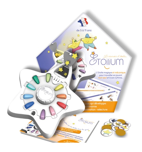 [AetC_etoilium] Etoilium: coffret de départ (inclus le livret de découverte avec 200 questions de logique et concentration et 20 gommettes)