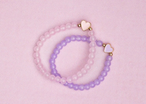 [GRP_91802] bracelets coeur, 2 pièces