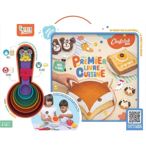 [CLU_775] Chef Club Kids coffret Mon premier livre de cuisine